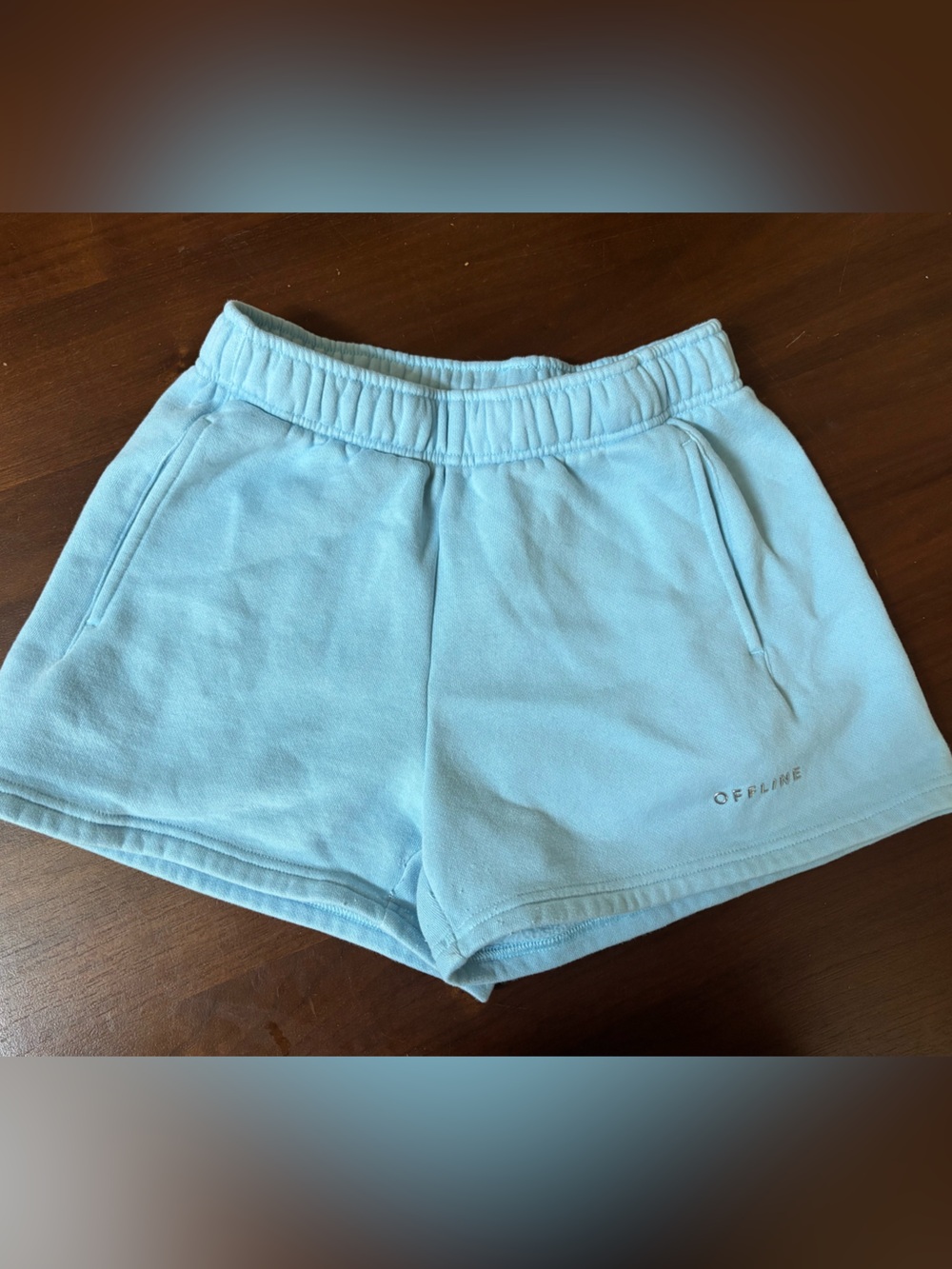 aerie Light Blue Women's Athletic Lounge Shorts
